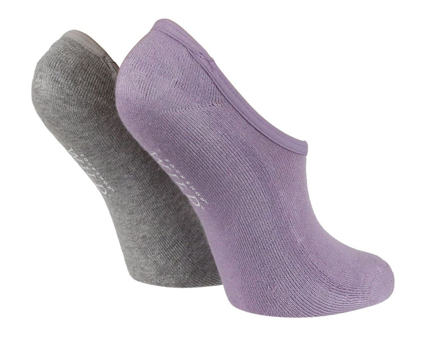 Wildfeet - Ladies 2pk Cushioned Ped Socks