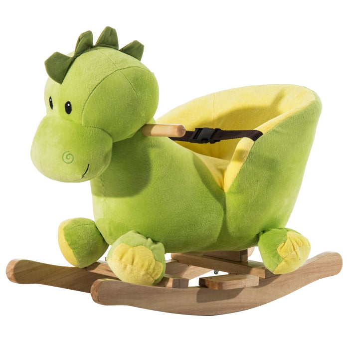 Premium Ride-On Rocking Horse - Fun & Interactive Toy for Kids - Green