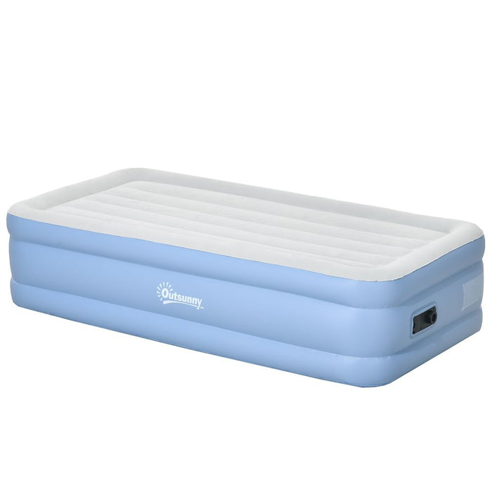 Ultimate Comfort Inflatable Mattress, Electric Pump, 191x99x46cm: Perfect for Limited Spaces!