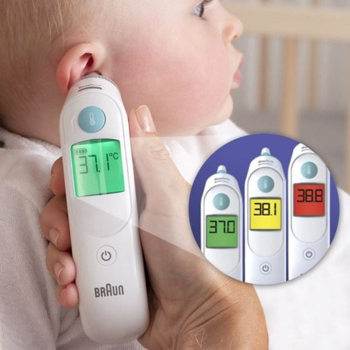 Braun ThermoScan 6 Infrared Ear Thermometer - Fast, Gentle & Accurate Temperature Readings - Doctor Recommended