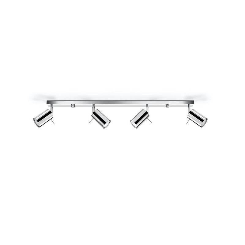 Premium Stainless Steel Ceiling Lamp - Modern Design, GU10 Bulb