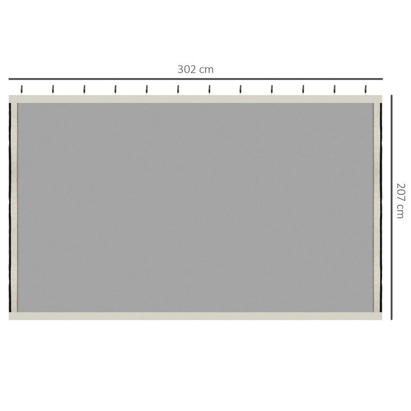 Universal Replacement Mesh Netting Screen Walls fits 300cm x 300cm Gazebo