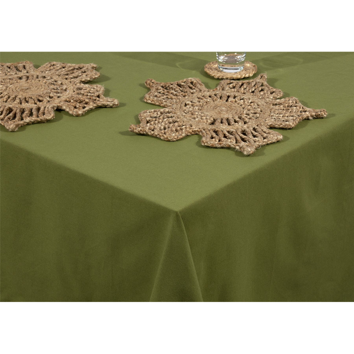 Premium Quality 36x36cm Natural Jute Star Placemats - Set of 2