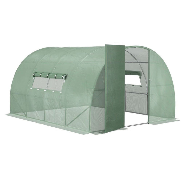 Walk-in Greenhouse: 4x3M, Poly Tunnel, Galvanised Steel, Door - Best Quality!