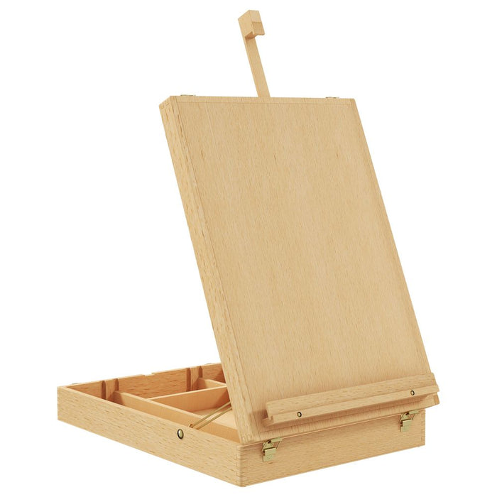 Vinsetto Table Easel Box for Artists - Canvas up to 61cm, Adjustable Sketch Board, Storage Compartments