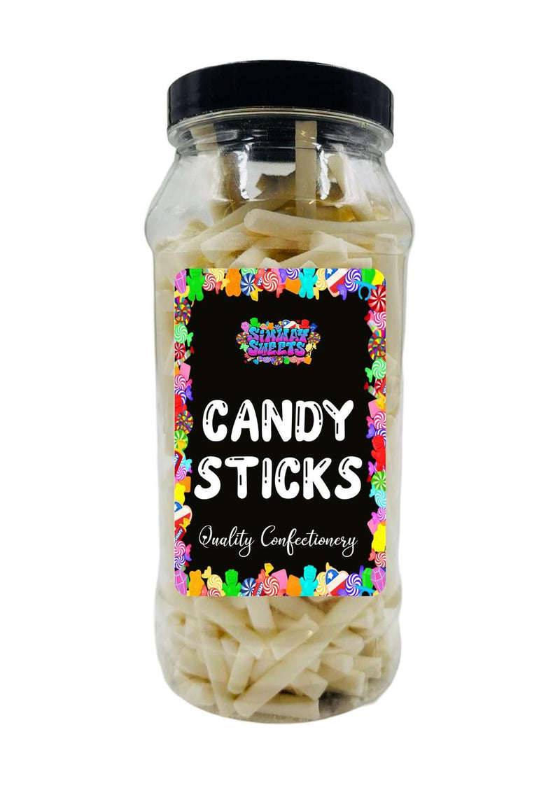 Candy Sticks Retro Sweets Gift Jar