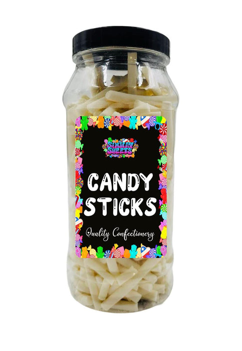 Candy Sticks Retro Sweets Gift Jar