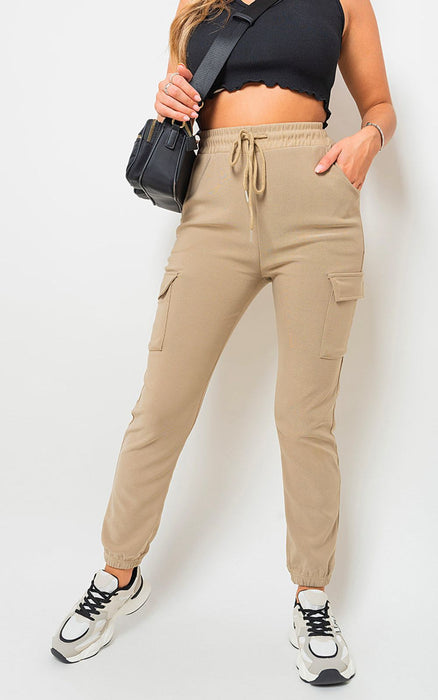 Trendy Cargo Pocket Trouser with Drawstring - High-Quality, Versatile & Fashion-Forward!