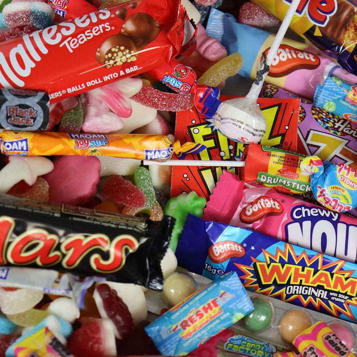 Large Mega Mix Chocolate & Retro Sweets Hamper - 2kg Pick N Mix, Cadbury, Nestle, Mars - Perfect Gift!