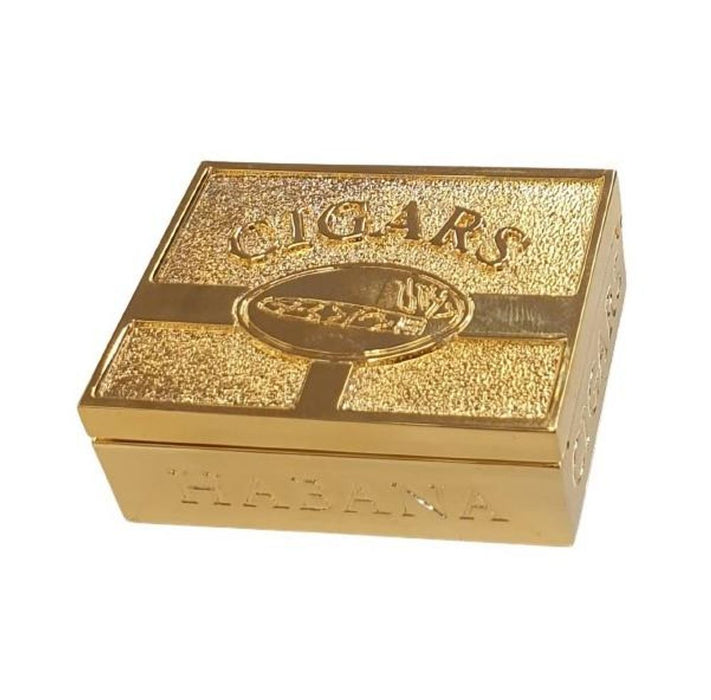 Premium Gold Plated Habana Cigar Clock - Solid Brass - CLEARANCE!