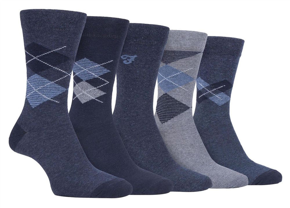 5 Pack Farah Classic Patterned Socks  - FCS270