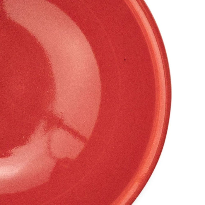 Ceramic Snack&Dip Bowl Matrix Red 8cm