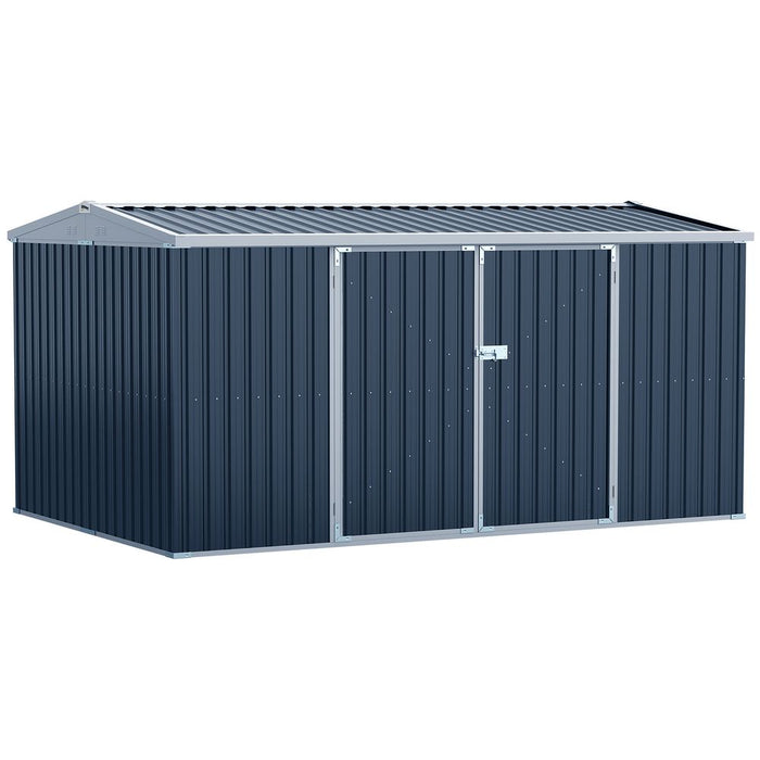 Premium Steel Outdoor Garden Storage Shed | Tool Storage Box for Backyard | Durable & Weather-Resistant | Outsunny