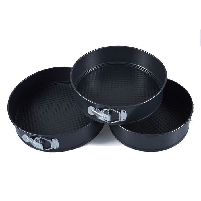 3pc Non-Stick Springform Cake Tins-Linked with DGI-4035 | Professional Quality Baking Set