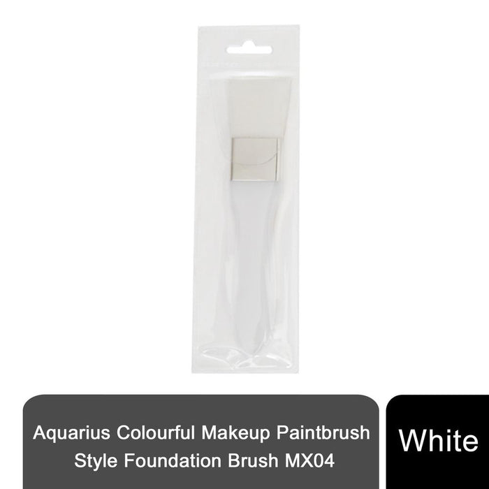 Envie Colorful Makeup Paintbrush Foundation Brush MX04, White