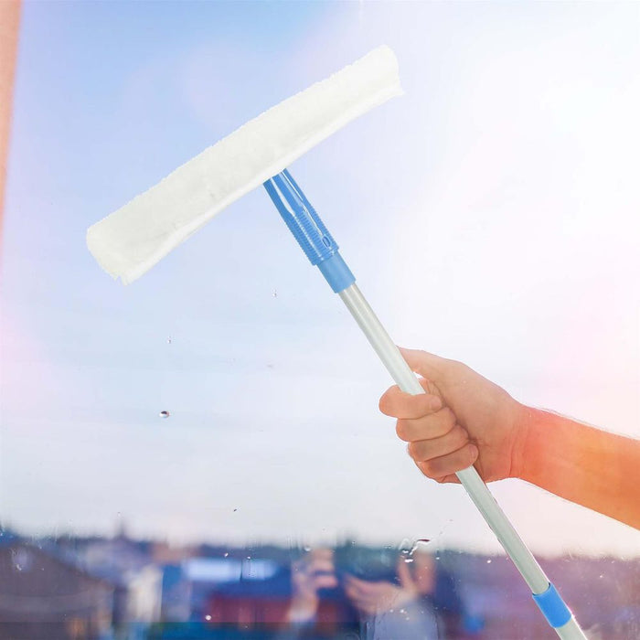 Vivid Extendable Window Cleaning Kit - Streak-Free, Portable, Easy-to-Use - Professional Quality