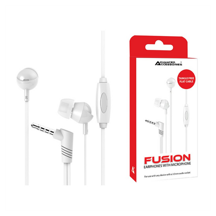 Advanced Accessories Fusion Earphones with Microphone