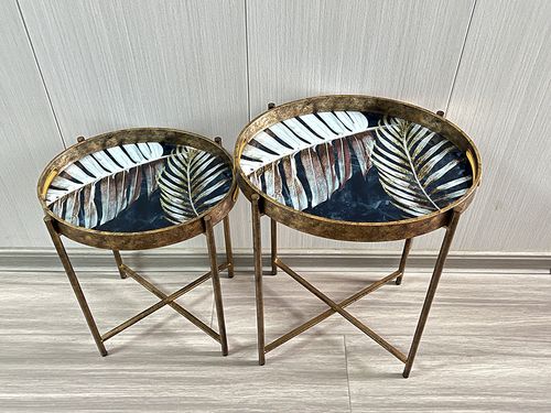 45/53CM SET 2 OVAL TABLE