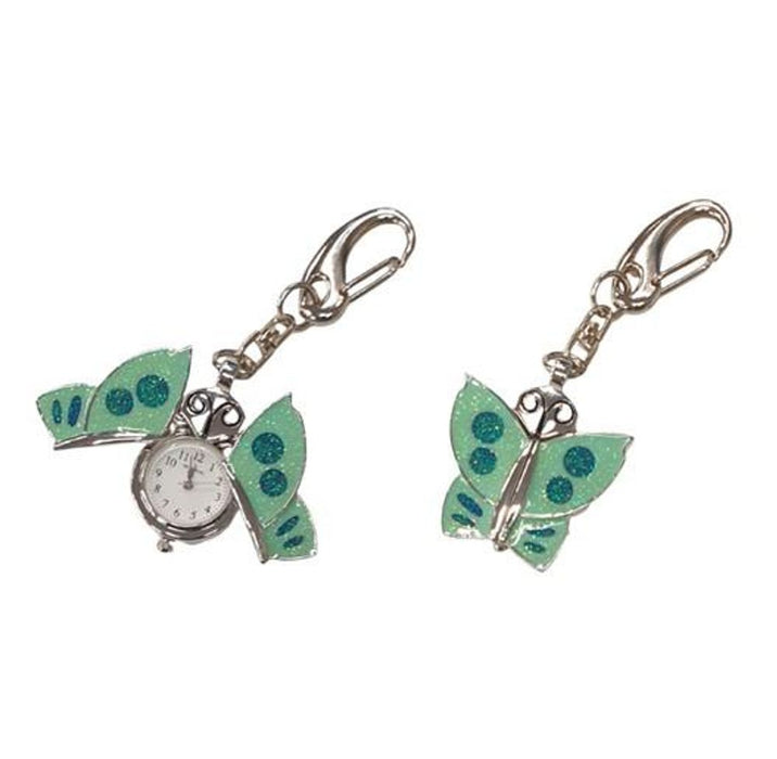 High-Quality Butterfly Key Chain Clock | Fashionable & Reliable | Clearance Sale