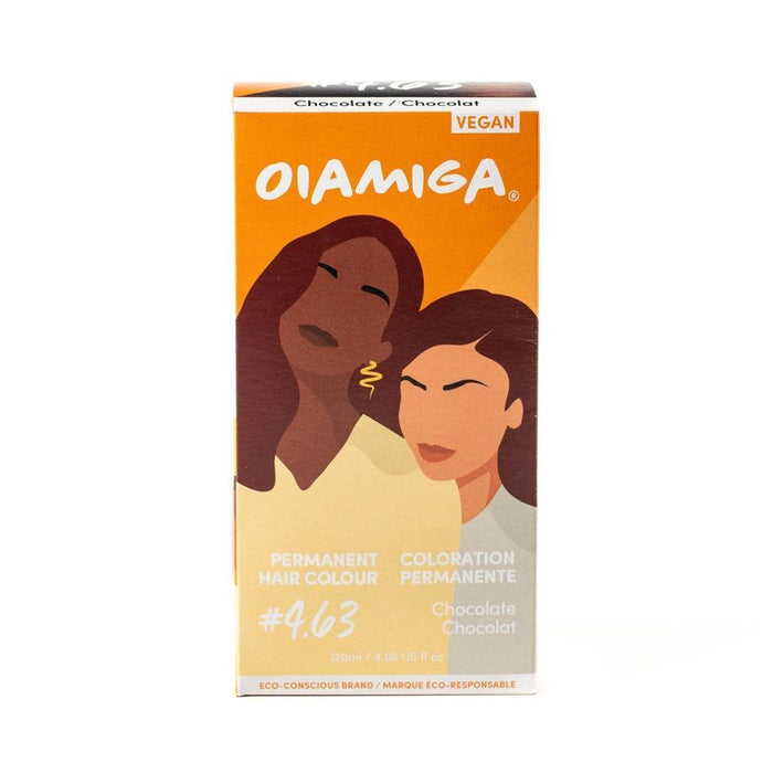 Oiamiga Chocolate Permanent Hair Color - Eco-Friendly, Organic, Lush Locks