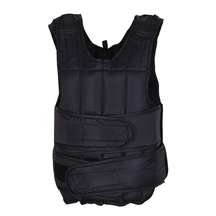 High-Quality 10KG Adjustable Weight Vest for Running, Gym Training, and Weight Loss, Black