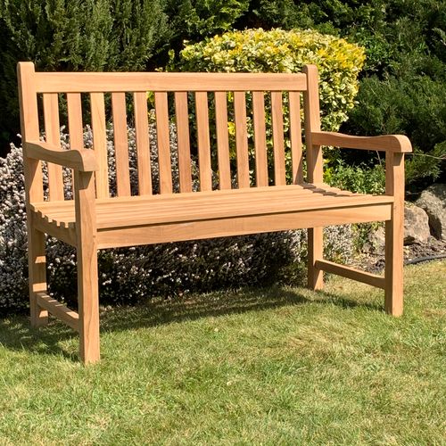 120CM 2 SEAT STRAIGHT BACK BENCH