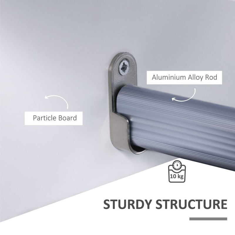 Premium White Wall Coat Rack - Durable, Stylish, Space-Saving