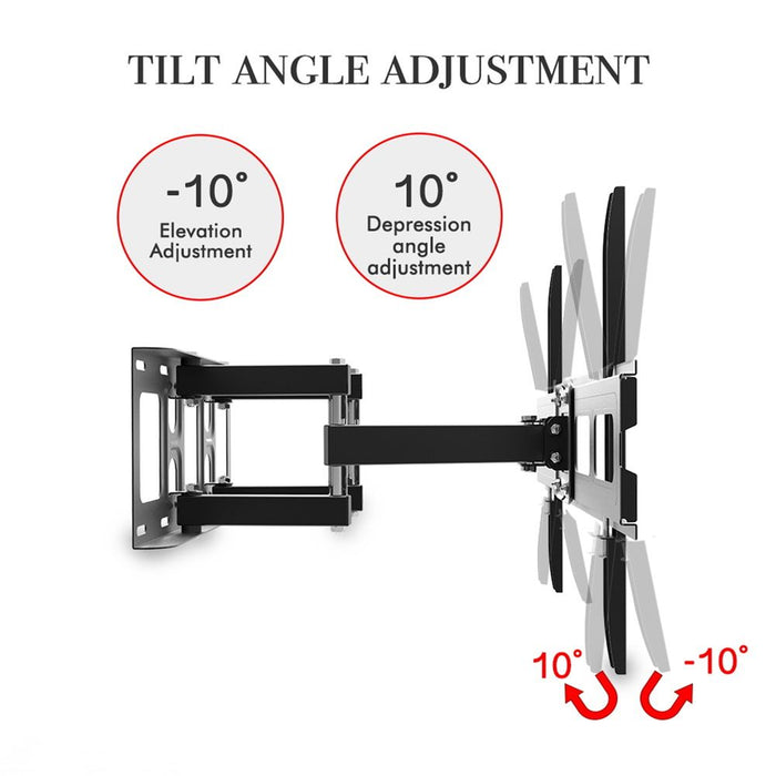 32-70 Inch Double Pendulum Large Base TV Stand Tmds-101 Bearing 50Kg/Vese600*400/Upper And Lower-10~ 10°