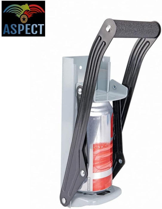 Aspect Heavy Duty Can Crusher - Recycling Wall Mounted Tool for Restaurant & Home