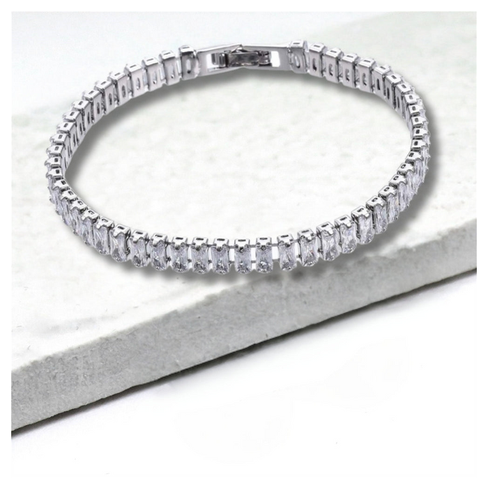 Cubic Zirconia Classic Tennis Bracelet