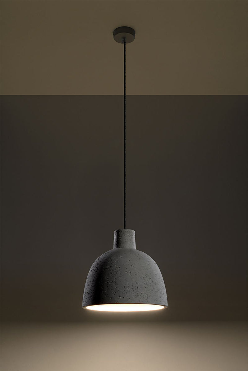Sollux Lighting DAMASO Concrete Pendant Light, White