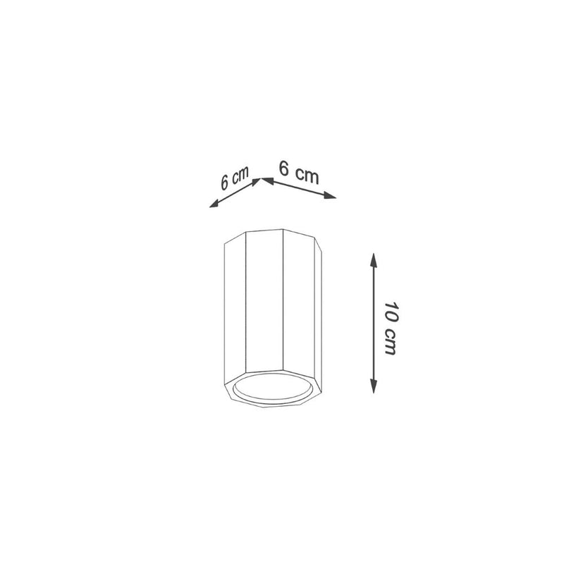 Ceiling lamp wood Zake Scandinavian Design GU10