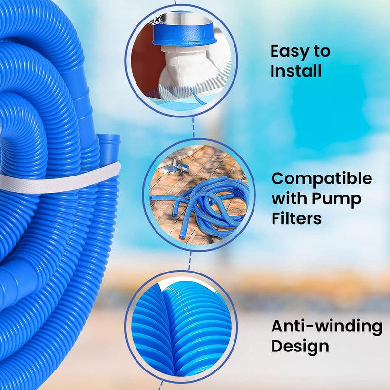 Swimming Pool Vacuum Hose Pipe Flexible Filter Connection Tube Pond Jacuzzi