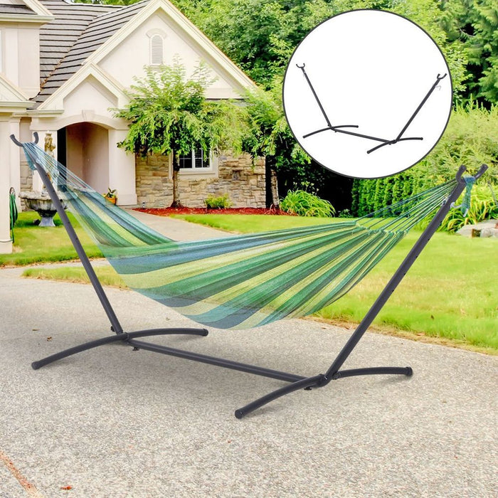 Premium Steel Hammock Stand - Durable & Adjustable Frame for Garden & Patio - Easy Setup & All-Weather Resistant