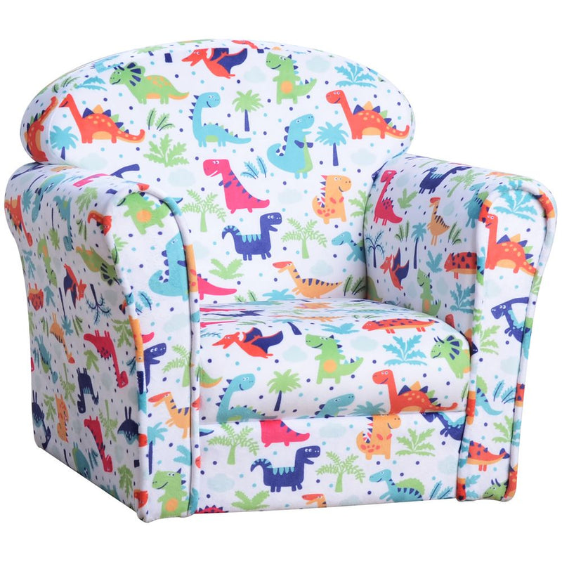 Premium Cartoon Flannel Kids Armchair - Non-slip, Wooden, High Quality - Perfect for Ages 18-36 Months