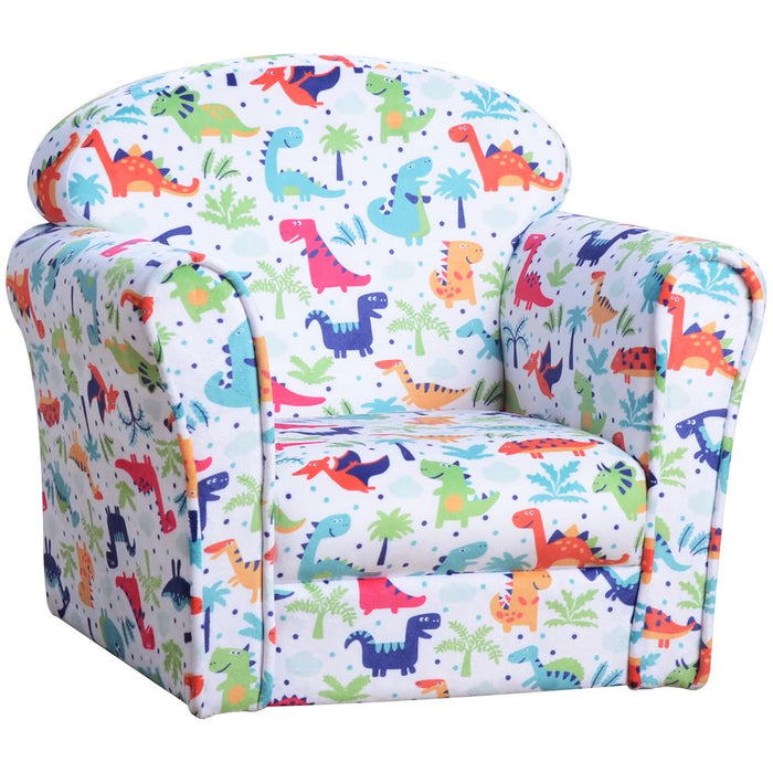 Premium Cartoon Flannel Kids Armchair - Non-slip, Wooden, High Quality - Perfect for Ages 18-36 Months