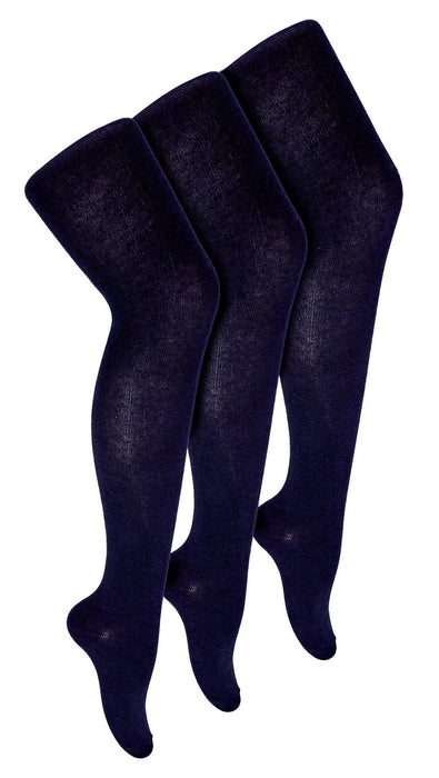 Girls 3 Pack Tights for School