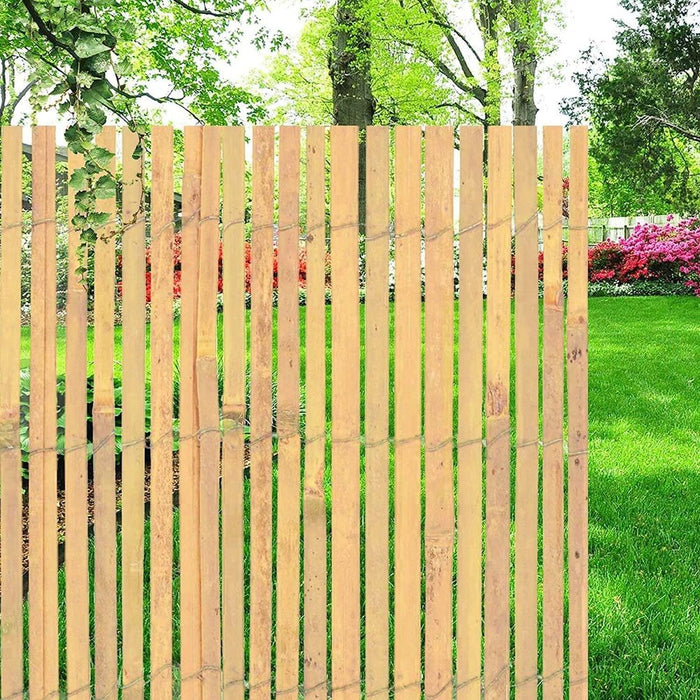 Bamboo Slatted Fence 1.2m X 4m