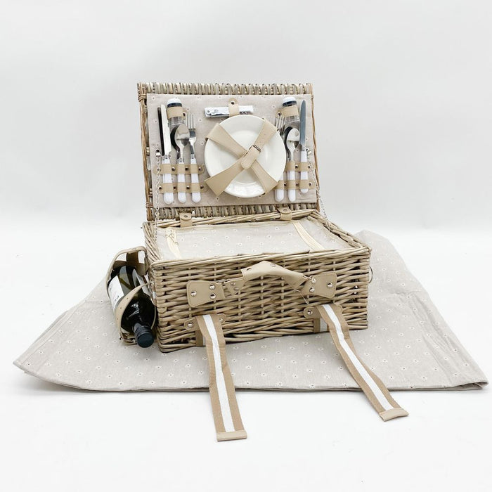 Stylish 40CM Picnic Basket for Outdoor Dining