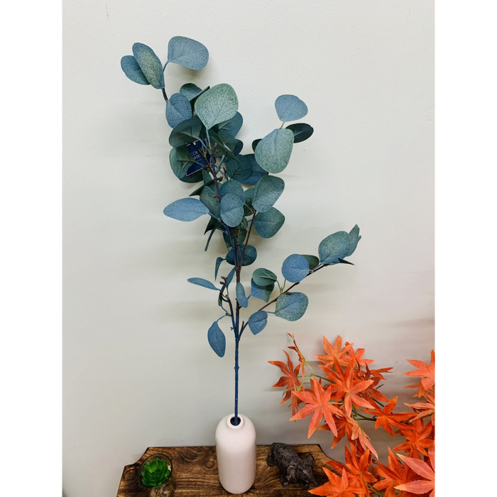 Premium Blue Eucalyptus Stem: 90cm | Beautiful Decorative Accent | High Quality | SKU: SR0079