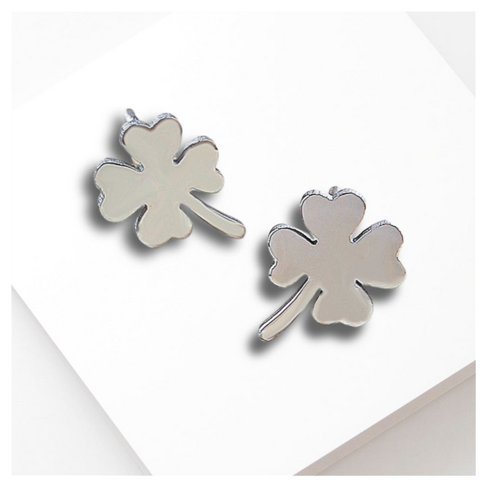 Four Leaf Clover Stud Earrings | Ideal Birthday or Christmas Gift