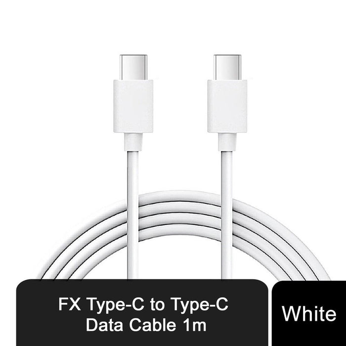 FX Braided USB-C to USB-C Data Cable - Fast Charge, Sync, and Transfer - 1M