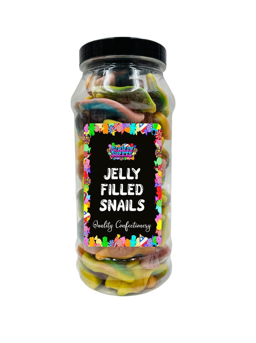 Retro Sweets Gift Jar | Jelly Filled Snails | Free Shipping