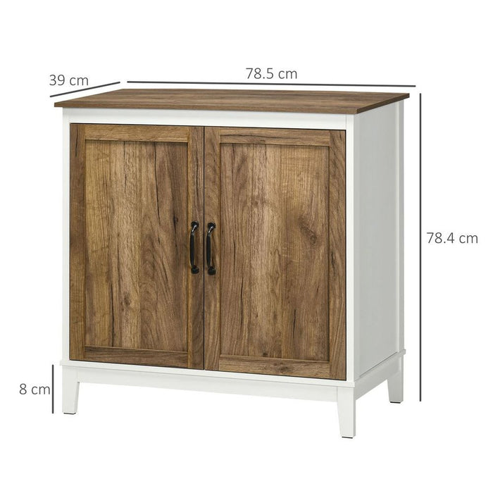 Farmhouse Storage Cabinet, Storage Cupboard Sideboard with 2 Doors