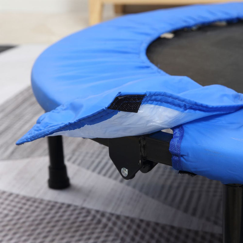 Premium 96cm Blue Fitness Trampoline - Improve Cardio, Tone Muscles, Burn Calories - HOMCOM