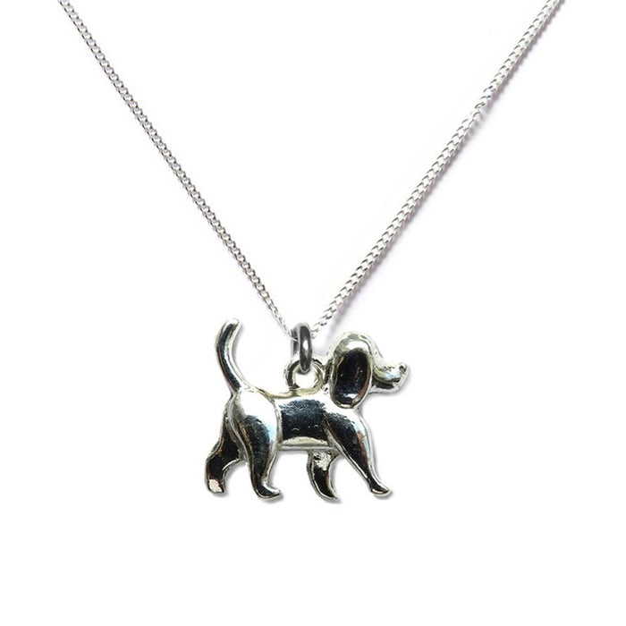 Premium Quality Walking Dog Silver Necklace - Perfect Gift for Dog Lovers