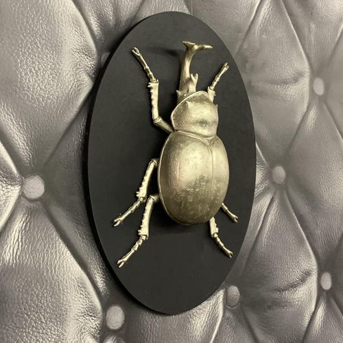 33CM INSECT WALL DECOR ON WOOD BOARD