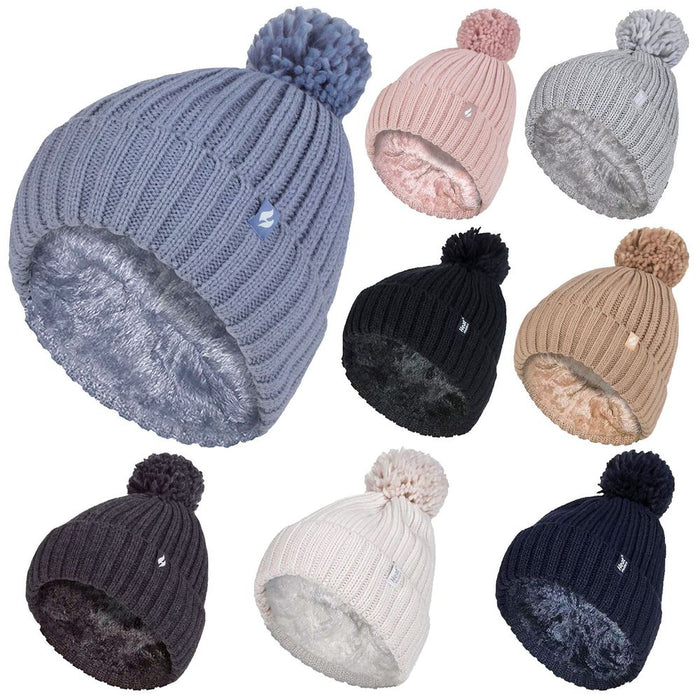 Ladies Heat Holders Arden Style Pom Pom Hat