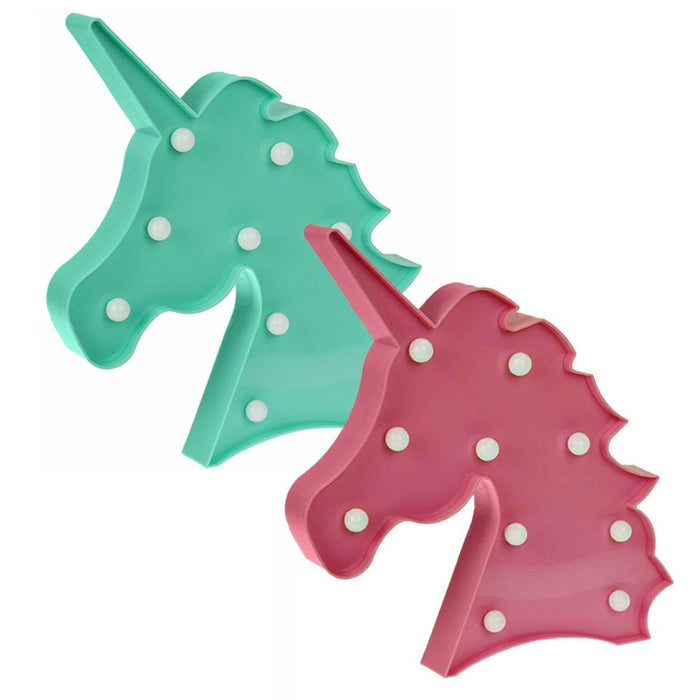 Enchanting Children's LED Light Unicorn - Battery Powered Wall/Table Decoration - Perfect for Any Occasion