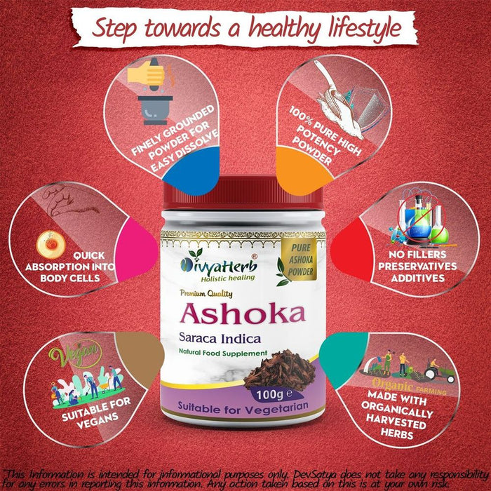 Premium Ashoka Bark Powder - Enhance Health & Wellbeing